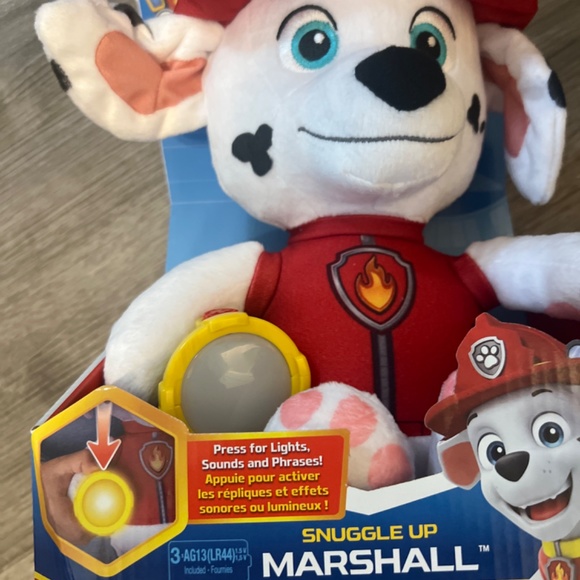 Paw Patrol Snuggle Up Marshall - Picture 2 of 2